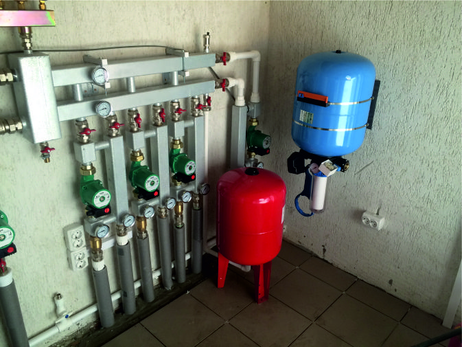 Монтаж системы отопления, водоснабжения и водоочистки